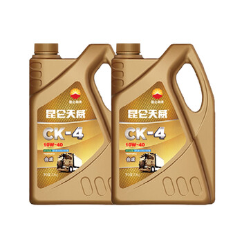 昆仑（KunLun）天威 CK-4 10W-40 柴油机油 高档大马力 重负荷柴机油 3.5kg/4L  养车维修保养 汽车用品