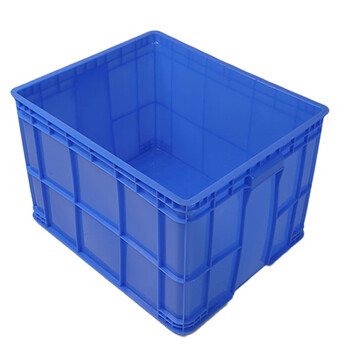 稳斯坦 周转箱塑料 加厚塑胶筐物料盒养鱼养龟物流收纳箱零件储物盒 22#593*484*393mm WST007