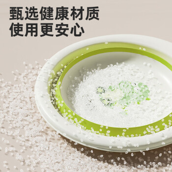 妙然2个装婴儿洗脸盆折叠盆新生儿脸盆可挂可折叠洗屁屁盆恐龙卡通