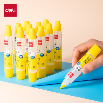 得力(deli)35ml双头高透明胶水  7311