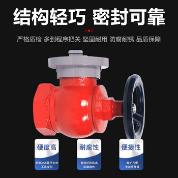 中闽富新 消防器材室内消防栓 消防阀门 水龙头室内消火栓 SN50 3C认证 一个价