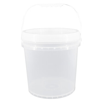 稳斯坦 WST076 透明塑料桶 密封带盖小水桶包装桶龙虾打包桶包装桶 10L