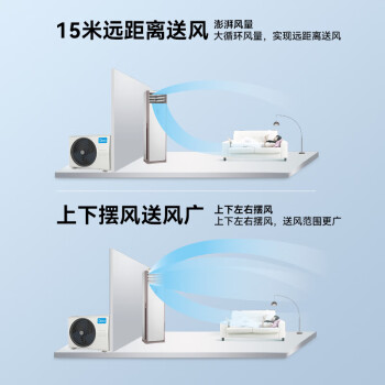 美的（Midea）中央空调5匹柜式空调 5p立式商用柜机 单冷变频新能效380V LF-120LW/BSN8Y-PA401(B3)A包5米铜管