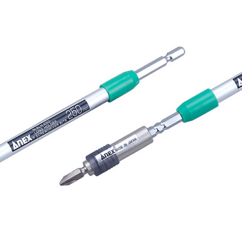 安力士牌（ANEX）ALH-250 延长杆批头接杆 电动延长接杆 加长杆六角套筒接杆螺丝刀 延长杆250mm