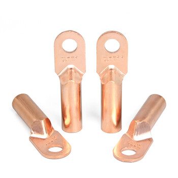 BOWERY DT铜鼻子电缆接头DT-16平方铜接线端子线鼻子酸洗堵油线耳紫铜端子厂家配送20只/包 1包