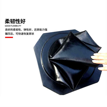 海斯迪克 橡胶路锥 62x34x34cm路障反光锥 雪糕桶 交通安全锥 警示路障隔离锥桶 HKLZ-1