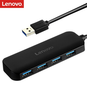 联想（Lenovo） A601 USB分线器 笔记本电脑台式机扩展坞 HUB集线器一拖四转换器 USB3.0分线器加长版（线长0.5m）