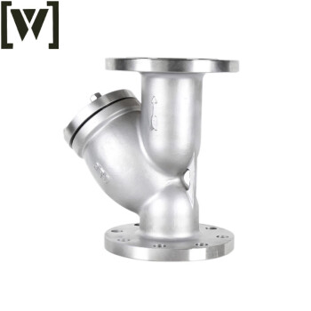 W 百普 304不锈钢Y型过滤器法兰连接 GL41W-16P DN40
