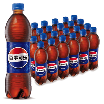 百事可乐 Pepsi 汽水碳酸饮料 500ml*24瓶 整箱装 百事出品
