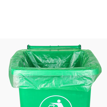 庄太太【120*140cm绿色50只】商用彩色垃圾袋加厚分类平口塑料袋