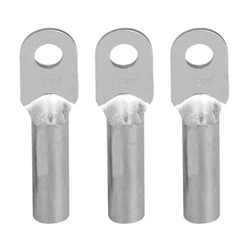 BOWERY DT铜鼻子电缆接头DT-95平方铜接线端子线鼻子紫铜镀锡线耳紫铜端子厂家配送10只/包 1包