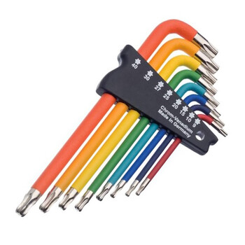 哈恩库博 内六星扳手8件套T9-T40 球头彩色漆面 52146150 60天