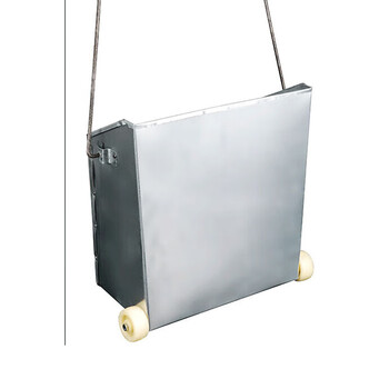 庄太太【环卫铁簸箕带轮】加厚不锈钢户外庭院环卫垃圾铲