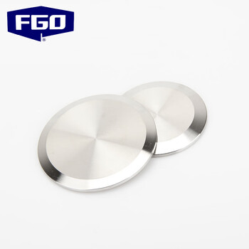 FGO 316L不锈钢快装盲板 堵头堵片盲盖 PN10 MB-10RL（10个/件）卡盘K50.5mm