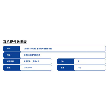 YBEIDA优贝达 M002G线材 3.5双插线