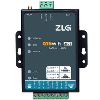 ZLG致远电子 工业级高性能WiFi转CAN模块 CANWIFI-200T
