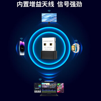 COMFAST CF-940AX WiFi6免驱动迷你USB无线网卡 台式机专用笔记本外置WiFi接收发射器 多系统兼容