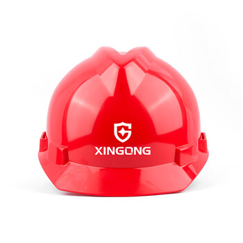 星工（XINGGONG）安全帽 免费印字logo定制 V型电力绝缘工地建筑防砸  红色XGV-2