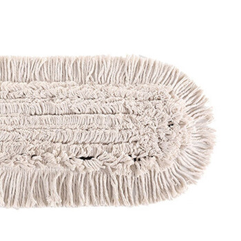 金诗洛 KSL062 平板拖把替换拖布 工厂酒店可替换棉纱拖把保洁 40CM（绿-替换头）1个