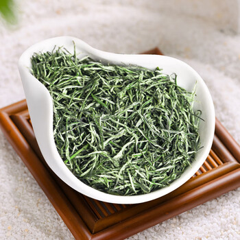 茗山生态茶 茶叶绿茶 新茶 毛尖绿茶 春茶嫩芽  250g旗袍 茶叶礼盒装  
