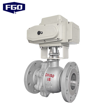 FGO 电动法兰球阀  碳钢WCB四氟密封 开关型  Q941F-16C DN150