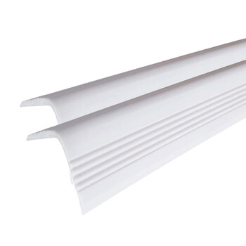 金诗洛 KSL265 安全防撞条 包边护角 包角条 防磕碰条 防撞贴 墙角保护条25*25*3mm(1.2米长-白色)