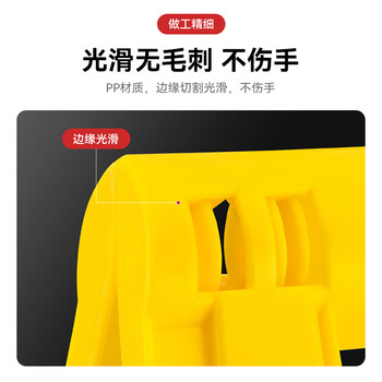 圣极光A字告示牌注意安全塑料指示牌折叠警示牌提示人字牌可定制700300