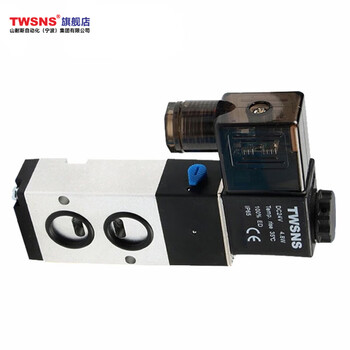 TWSNS山耐斯 气动电磁阀换向控制阀二位五通单电控 A4M210-08/DC24V