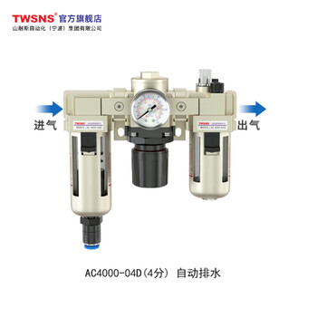 山耐斯（TWSNS）气源处理器过滤器 AC4000- 04D铜芯 