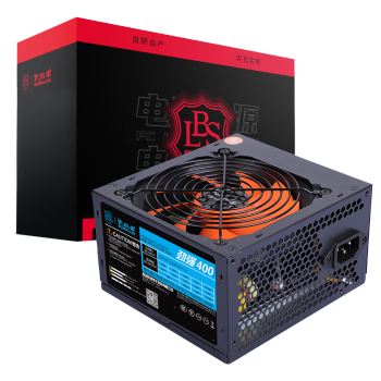 大水牛（BUBALUS）额定400W 劲强400台式电脑电源（12CM风扇/智能温控/支持背线/多重保护/低待机功耗）