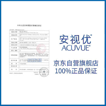 强生(Johnson) 隐形眼镜 日抛 水凝胶进口 安视优 舒日30片装 600度