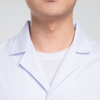 星工（XINGGONG） 长袖白大褂 学生实验室卫生工作服劳保服定制 XG-DG7 XL码170-175