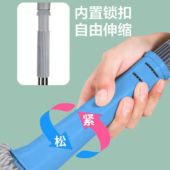 雅高 拧水拖把 必卡锁自拧水拖把 旋转拧水拖把免手洗墩布拖布