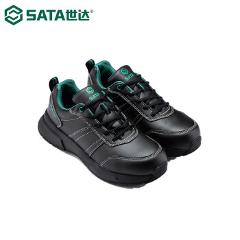 世达（SATA）FF0704驭风防滑安全鞋（保护足趾防穿刺电绝缘） 黑色 40 