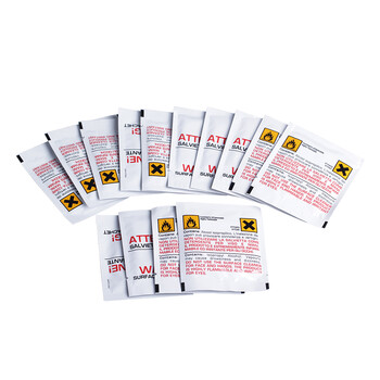 祜荣（HRTX）酒精清洁布 酒精湿布 光纤端面清洁无纺布电缆清洁布 预湿IPA酒精擦拭布40片装