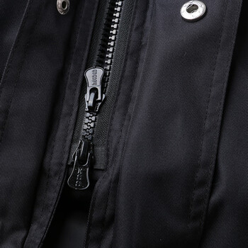 安美尚（ams）冬季多功能防寒服精品保安大衣 物业保安工作服 加厚加长款175# 定做