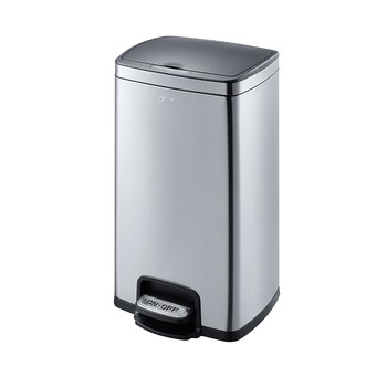 南 SZN-F20T 南方感应触摸式脚踏垃圾桶 智能感应垃圾桶果皮桶 砂钢
