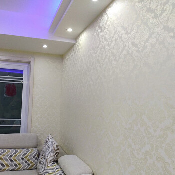无缝防水欧式墙布蚕丝美式简约现代客厅卧室壁布电视背景墙纸 29.