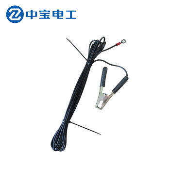 中宝电工 伸缩式阻直两放型 10kv 配接地夹 高压伸缩式阻直两放放电棒 货期1-15天