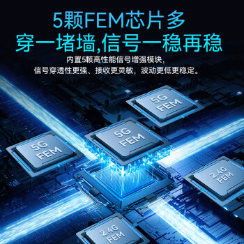 Tenda腾达路由器【满血WiFi6+】升级立式AX3000千兆穿墙王:信号增强无线家用Mesh放大器云霄白