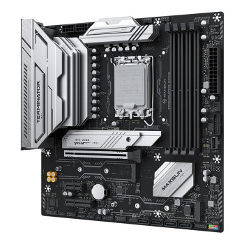 铭瑄（MAXSUN）MS-终结者 B860M 支持DDR5 CPU 245K/265KF（Intel B860/LGA 1851）