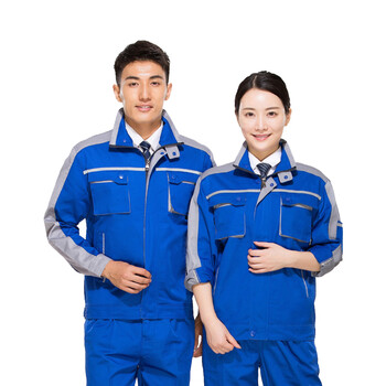 劳保佳  反光条工装 立体兜工装 车间工作服  长袖套装 铁灰配黑色 165