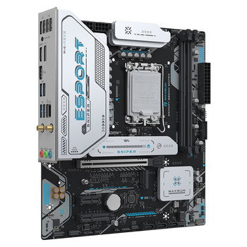 铭瑄（MAXSUN）MS-eSport B860M SNIPER WIFI 支持DDR5 CPU 245K/265KF（Intel B860/LGA 1851）