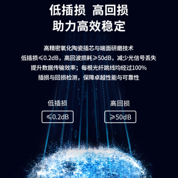 博扬（BOYANG）电信级光纤跳线FC-FC(UPC) 3米 单模单芯 Φ2.0阻燃低烟无卤跳纤光纤线尾纤fc-fc BY-303S