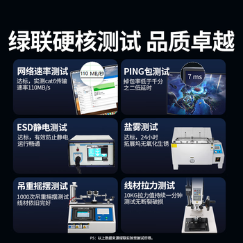 绿联Type-C扩展坞千兆拓展坞网口转换器网线转接头雷电4分线器USB通用Mac苹果华为联想电脑Switch掌机