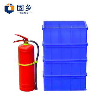 固乡收纳盒 分格盒 仓储库房货架分类盒 元器盒4格6格8格10格塑料筐分隔式零件盒 工具箱 高6格360X250X140MM