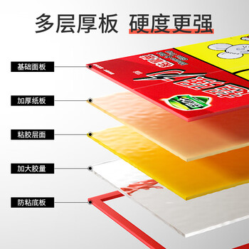 绿叶（Green Leaf）粘鼠板超强力粘板老鼠贴灭鼠老鼠神器6张装GL1005