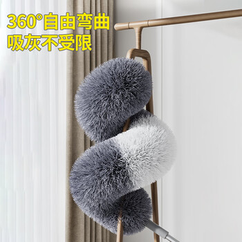 锡洁鸡毛掸子除尘扫灰家用可伸缩打扫天花板缝隙灰尘扫蜘蛛网清洁神器