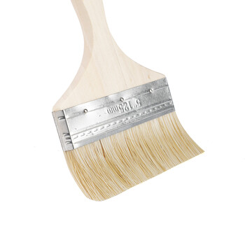 庄太太【高档长毛加厚1寸】油漆刷软毛刷子工业用无痕长柄1寸2寸3寸4寸8寸烧烤猪毛刷