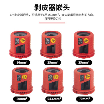 罗宾汉（RUBICON）绝缘电缆剥皮器R17170 电缆手动剥皮器 套筒式剥皮器套装 剥皮范围6-150mm²